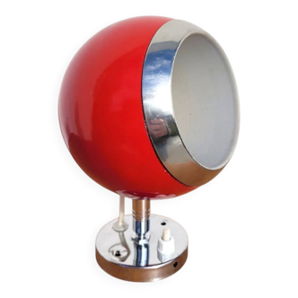 1970s eyeball wall lamp, refurbished