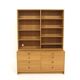 Scandinavian oak library Öresund, Børge Mogensen, Sweden, 1960