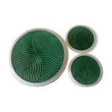 Pie dish and its duo of bottle cup