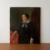 Portrait d'une femme du 19ème siècle, encadré