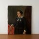Portrait d'une femme du 19ème siècle, encadré