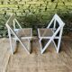 Paire de 2 chaises pliantes made in Italy