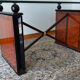 Contemporary glass dining table 240 cm 8 pers.