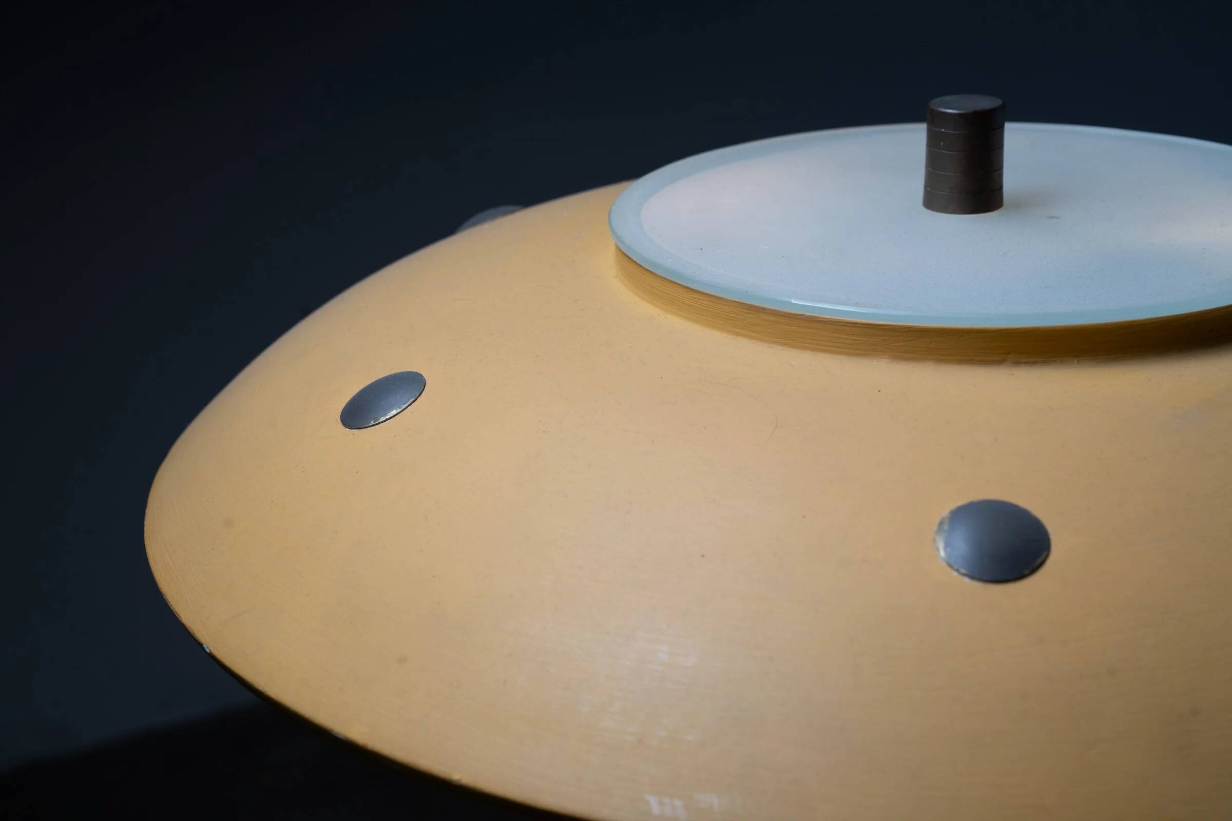 Huge vintage mushroom table lamp, 1960s
