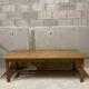 Solid wood farmhouse table – country style 230cm