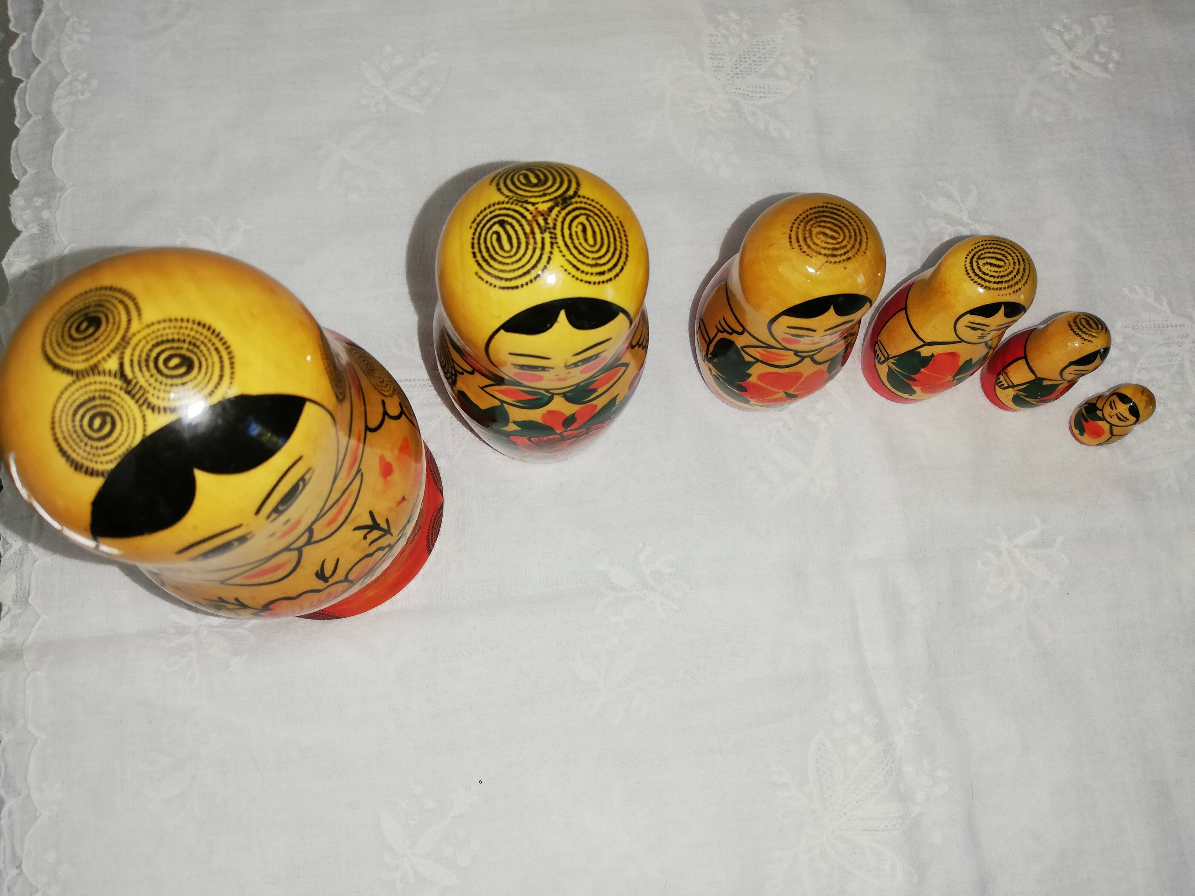 MATRIOCHKAS RUSSIAN DOLLS VINTAGE GIGOGNES