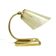 Art Déco/Modernist desk lamp, Germany, 1950s, brass and glass shade