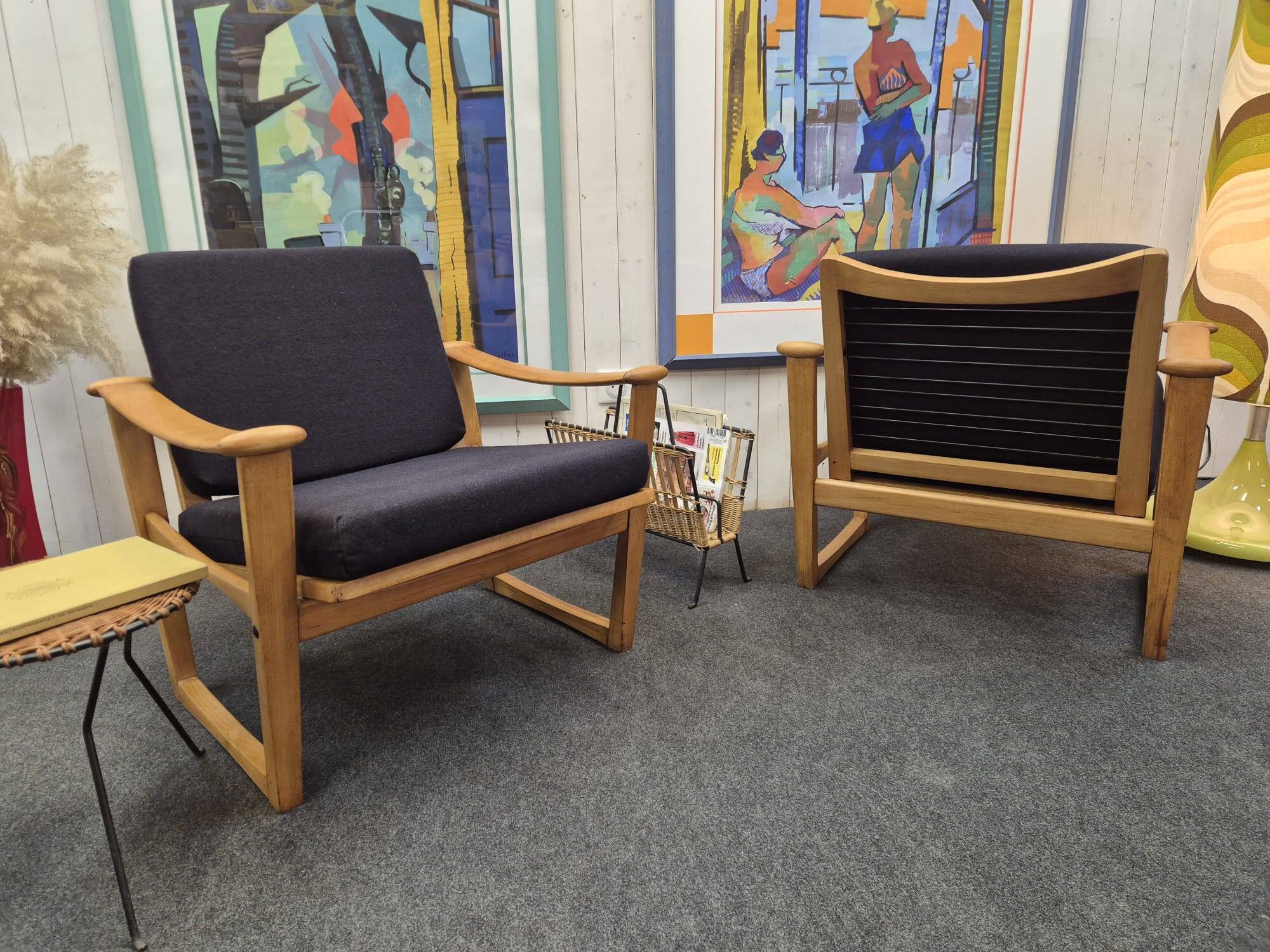 Fauteuils scandinaves M.Nissen
