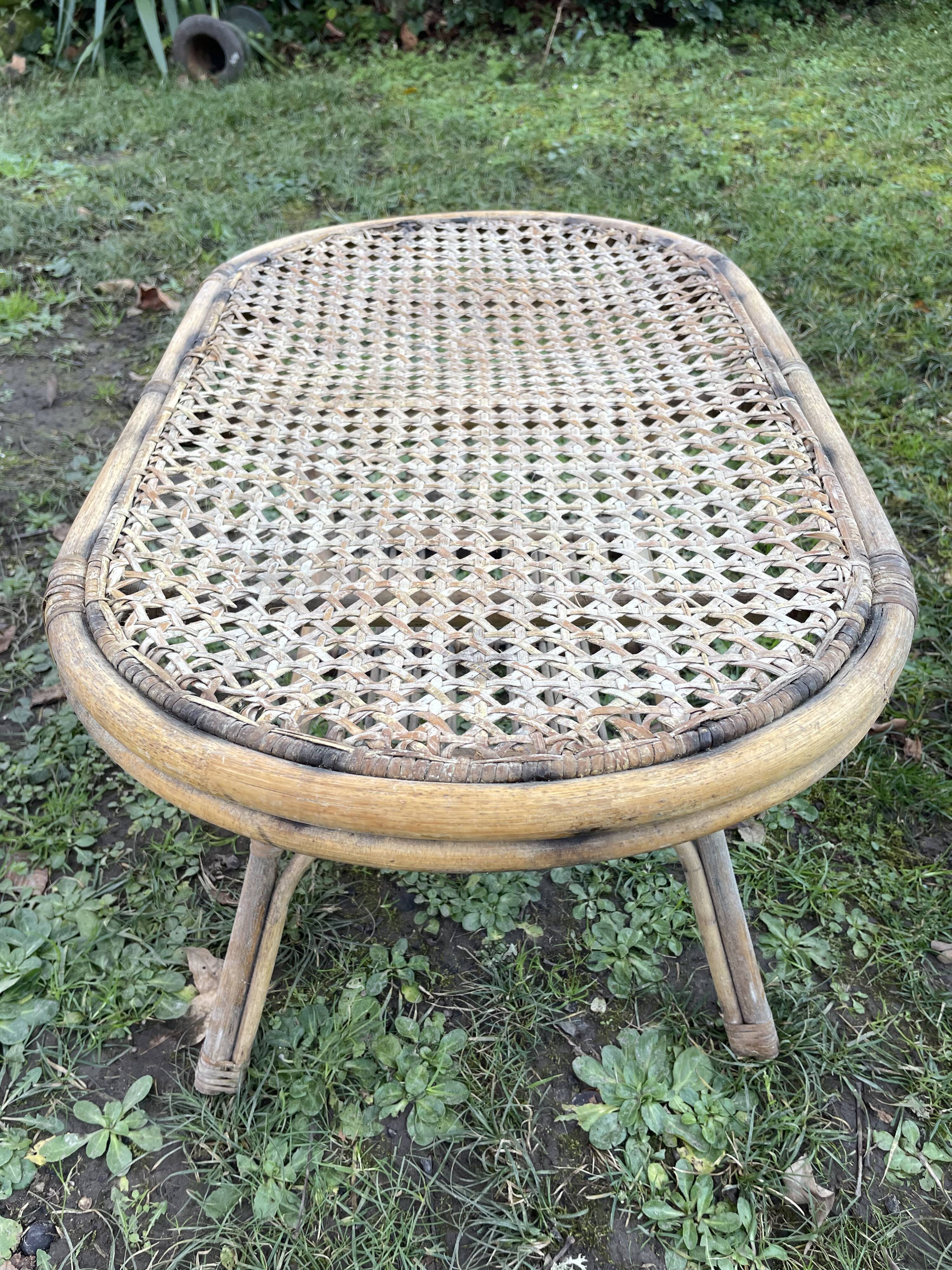 Rattan garden furniture