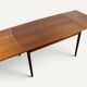Extendable dining table in Scandinavian teak - 1960s