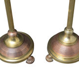 Pair of floor lamps