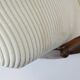 Fully restored vintage armchair by E.Homa, 1960s, beige cord