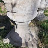 Pair of medieval stone planters