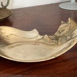 Brass cat pocket tray