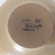 pair of village stoneware dessert plates