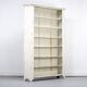 Large Painted Rustic Farmhouse Country Shelving Unit Cabinet