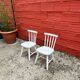 Pair of kids bistro chairs in great vintage condition