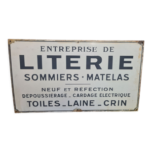 Plaque émaillée