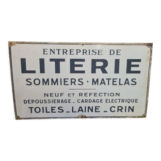 Plaque émaillée