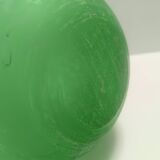 Green Blown Scavo Glass Tulip attr. to Cenedese, Italy