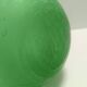 Tulipe en verre soufflé vert Scavo, attribut de Cenedese, Italie