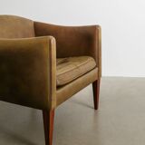 Danish Mid Century "V12" Armchair by Illum Wikkelsø, 1960s