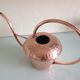 Arrosoir en cuivre brossé par Lecellier Villedieu vintage  années 60-70