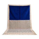 Tapis en laine naturelle fait main traditionnelle 2/3 m