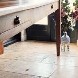 Solid oak farmhouse table 260x100