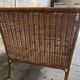 Braided rattan cot