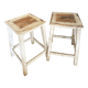 Old wooden painter's stools