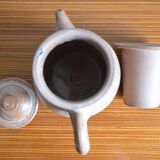 Teapot and its sandstone milk pot