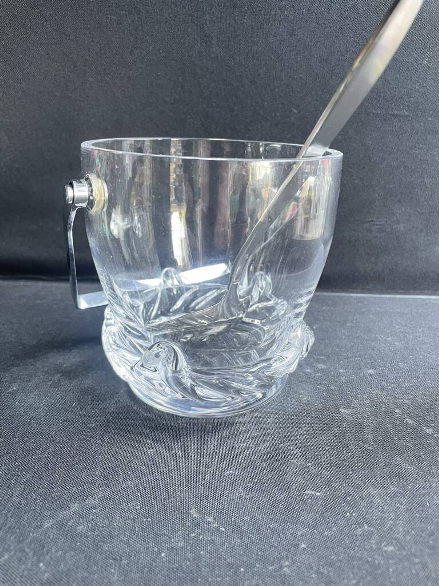 Seau à glace avec cuillère Daum Sorcy