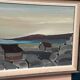 XL Original Swedish Oil on Canvas “Coastal Village” by Bo Sjöberg –Signed