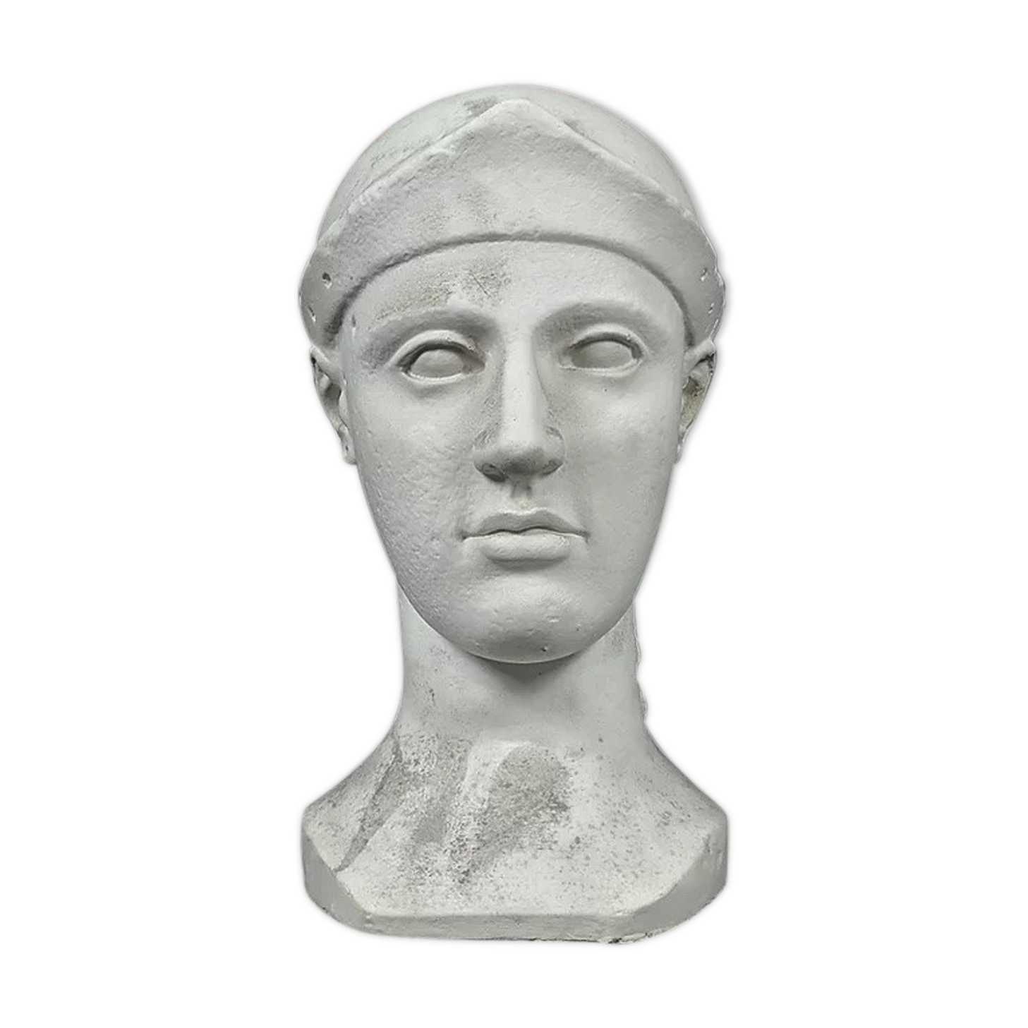 Plaster head Athena Helmet, Eginète Art, Fifth century BC - Louvre Museum
