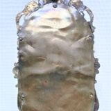 Patinated bronze chandelier mirror early twentieth century