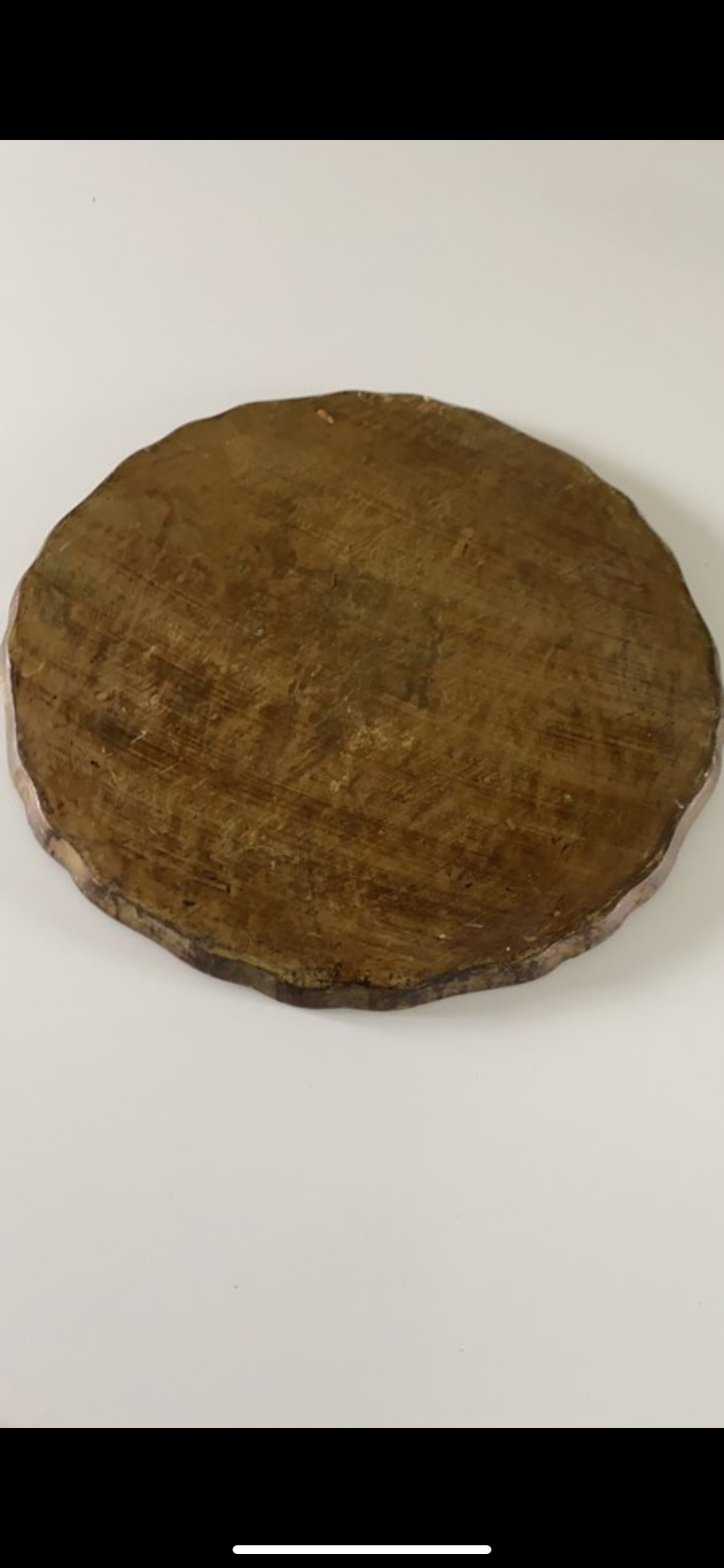 Vintage large Venetian style tray