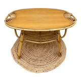 Rattan coffee table