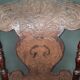 Curved wooden armchair Kohn