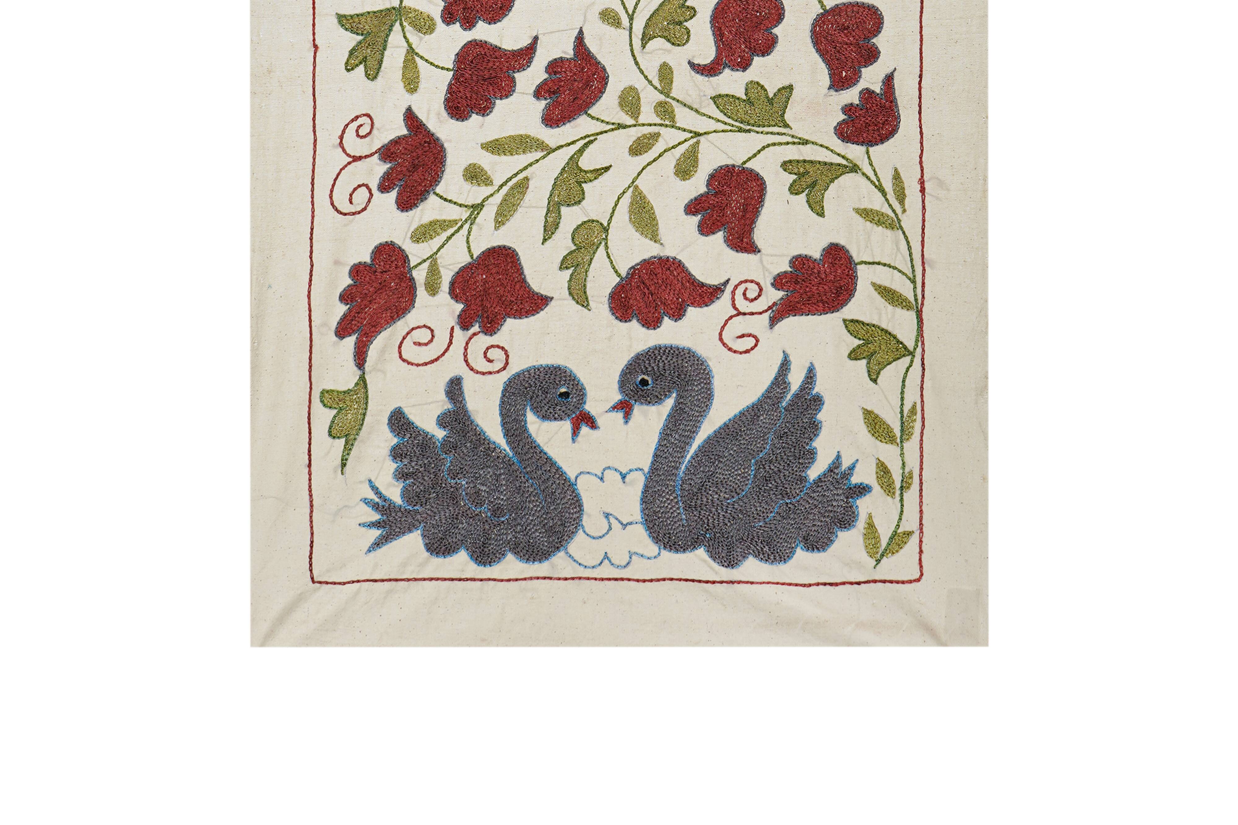 Hand-knotted rug, vintage Turkish rug 51x91 cm