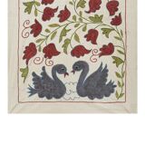 Hand-knotted rug, vintage Turkish rug 51x91 cm