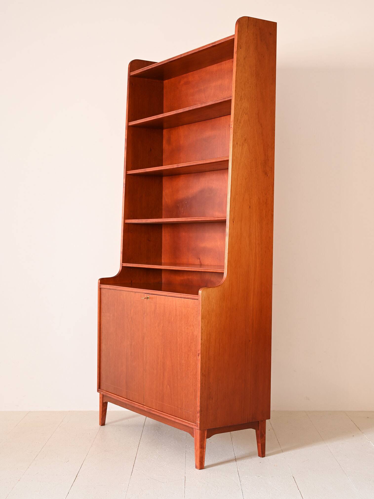 Swedish bookcase with lockable doors