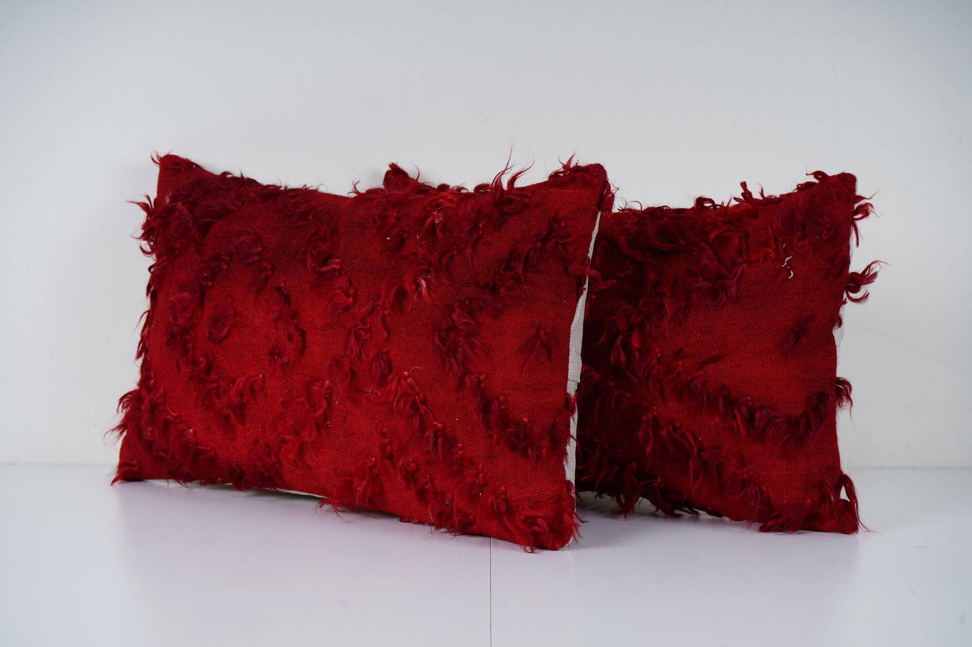Set of 2 vintage Turkish cushion covers 30x51 cm