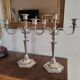 2 chandeliers en métal