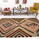 Tapis Kilim Turc Orange Noir 170x259Cm SK 35353
