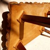 Table basse vintage bois d'olivier