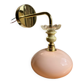 Vintage opaline wall light