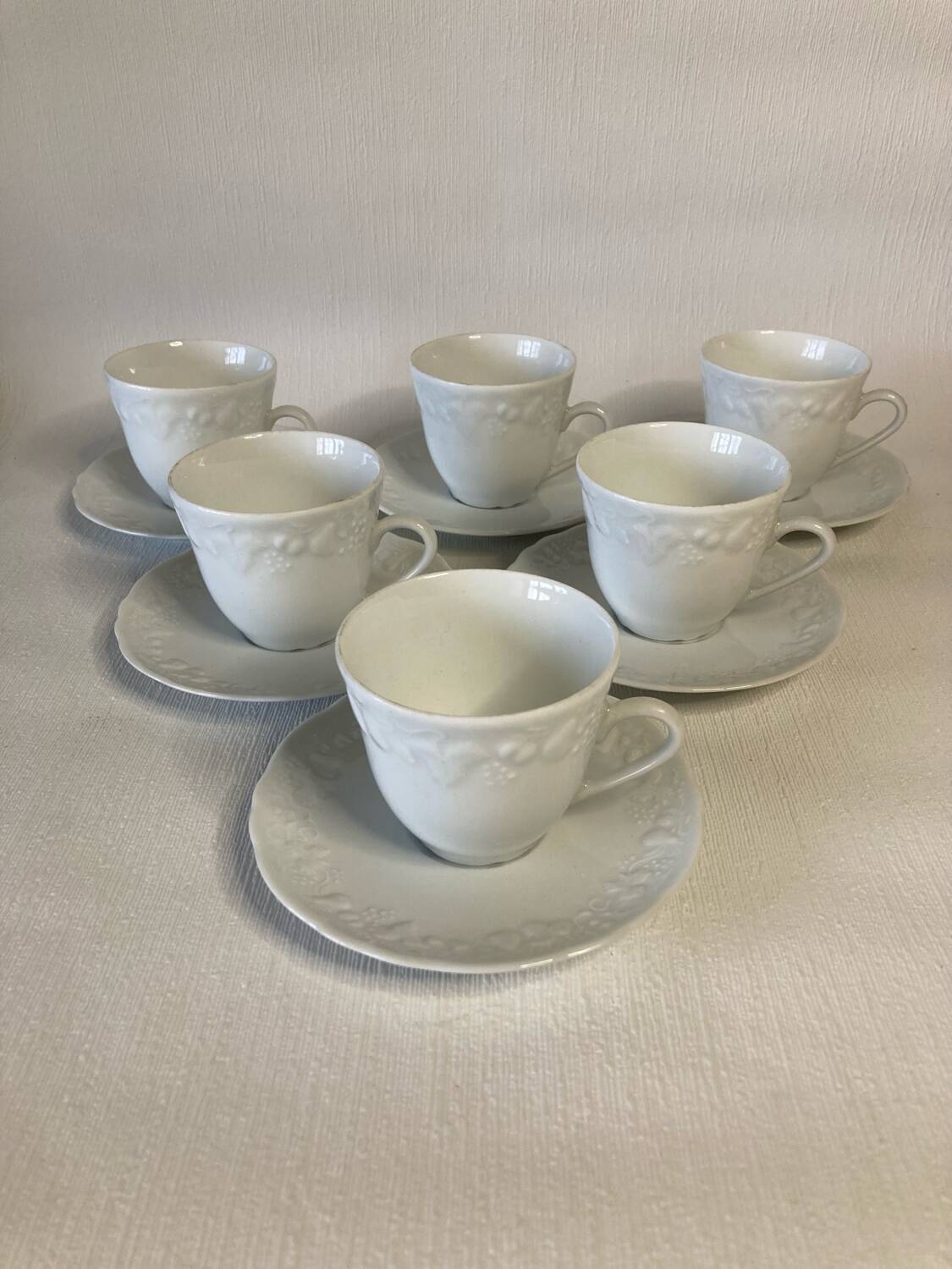 Philippe Deshoulières California Coffee Cups and Saucers