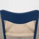 Chaise en teck bleue, design danois, années 1960, designer : Niels Otto Møller