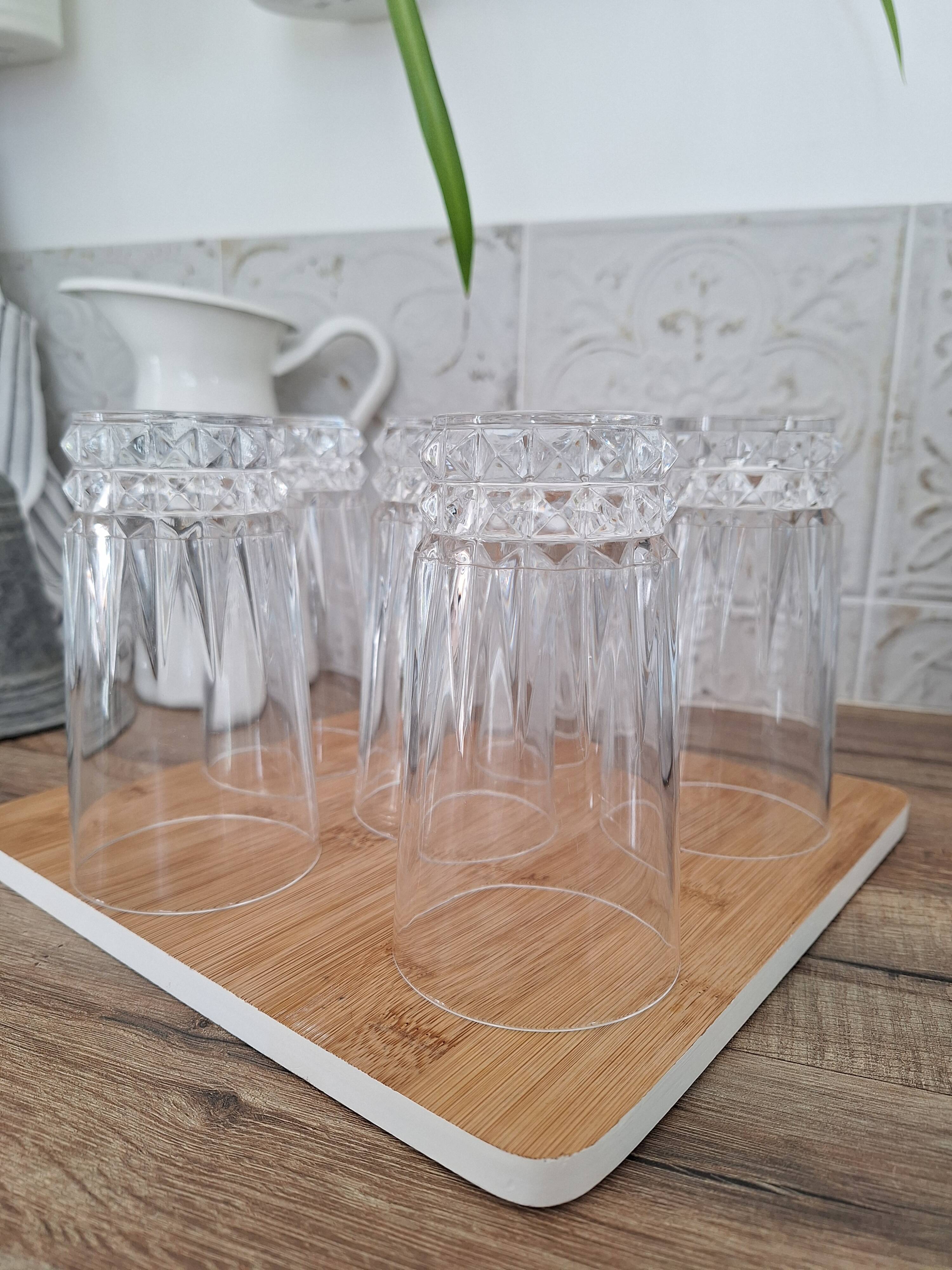 Verres à eau ou apéritif en cristal